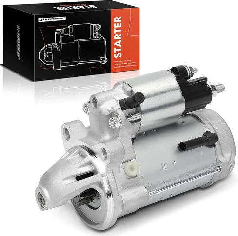 A-Premium Starter Motor Compatible with Ford Mustang 2016-2020/2022-2023, 5.0L, 12V 1.4KW 12-Teeth Clockwise, Replace# GR3T11000AA, GR3Z11002A in Saudi Arabia