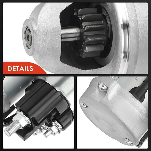 A-Premium Starter Motor Compatible with Ford Mustang 2016-2020/2022-2023, 5.0L, 12V 1.4KW 12-Teeth Clockwise, Replace# GR3T11000AA, GR3Z11002A in Saudi Arabia