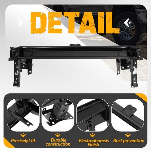 شريط تأثير تعزيز المصد الأمامي من KUAFU متوافق مع 2019-2021 فولكس فاجن جيتا سيدان من النوع 1 بديل لـ 17A807109R VW1006151 شريط الوجه الممتص للصدمات الكهربائية باللون الأسود in Saudi Arabia