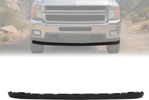 امتداد الستارة الأمامية من KUAFU متوافق مع 2011-2014 Chevy شيفروليه سيلفرادو 2500 HD 3500 HD بديل لـ 20845670 GM1095195 ملحق مانع تسرب الهواء السفلي من البلاستيك الأسود in Saudi Arabia