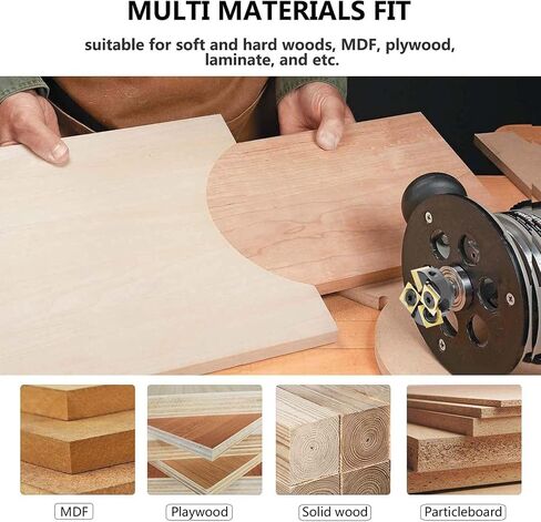 SpeTool 1/4 Inch Shank 1-1/4" Cutting Diameter Spoilboard Surfacing Router Bit 2+2 Inserts Cutter Planing Bit Flycutter Leveler Slab Flattening Router Bit Woodworking Milling Cutter in Kuwait