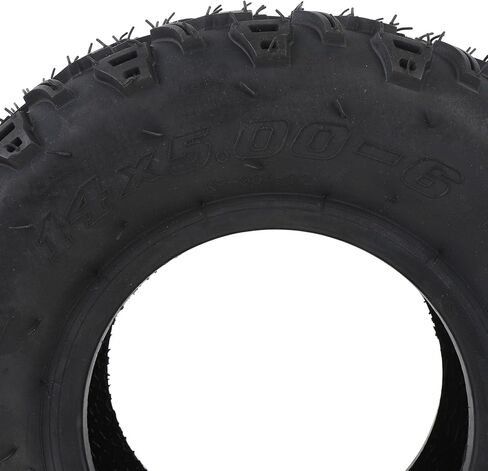 GOTOTOP ATV UTV Quad Tire Off Road Tire Front 14x5.00-6 Rubber Replacement Tire for ATV Quad Off Road Go Kart Cart Mini Bike in Saudi Arabia