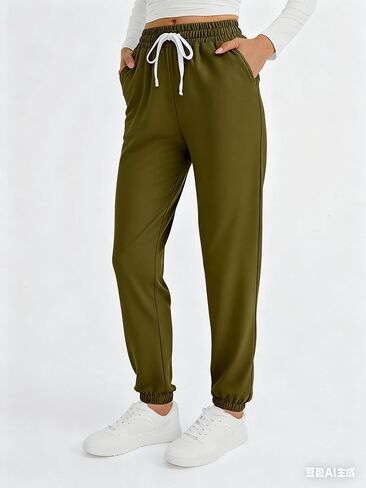 Women's Harem Pants, Hippie Palazzo Pants Boho Joggers Clothes with Pockets in Saudi Arabia