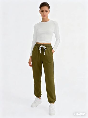 Women's Harem Pants, Hippie Palazzo Pants Boho Joggers Clothes with Pockets in Saudi Arabia
