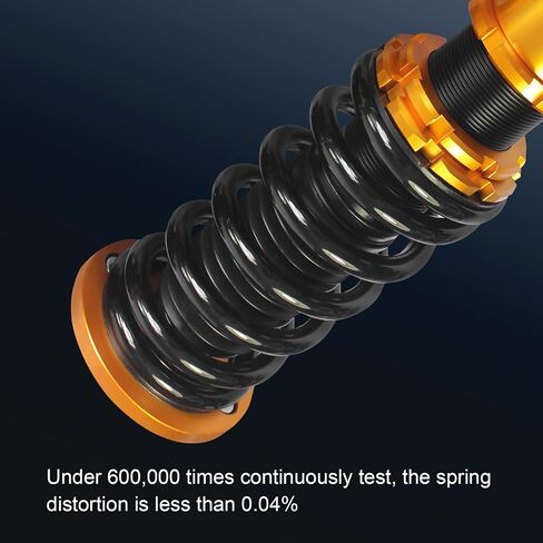 JDMSPEED New Gold Full Set Coilover Strut Shock Springs Suspension Replacement For Honda Civic EK 1996-00 in Saudi Arabia