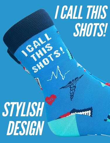 InnoBeta Funny Doctor Gifts for Men Women, Unique Gifts for Doctors, Doctors Retirement Gift, One Size Crew Socks in Saudi Arabia