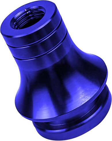 Hovom Car Shift Knob Boot Retainer, M12x1.25 Durable Aluminum Cars Gear Shift Knob Adapter, Waterproof Metal Manual Vehicle Gear Shifter Lever Adapter, Universal Car Accessories (Silver) in Saudi Arabia