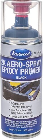 ايستوود 2K إيبوكسي بلاك برايمر | تقنية AeroSpray المحفزة | دائم مباشرة إلى معدن إيبوكسي السيارات | لحشو جسم السيارة والفيبرجلاس | 2 حزمة in Saudi Arabia