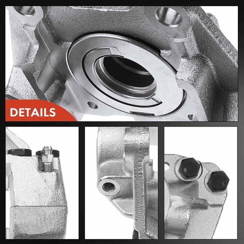 A-Premium Disc Brake Caliper Assembly Compatible with Select Mercedes-Benz Models - W126 300SDL, 300SE, 300SEL, 350SD, 350SDL, 420SEL, 560SEL, C126, 560SEC, 1986-1991 - Front Right Passenger Side in Saudi Arabia