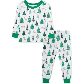 Little Me Baby Boys' and Girls' Christmas Holiday Santa Print Pajamas, 12M to 4T in Kuwait