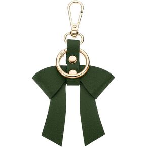 PATIKIL PU Leather Bow Keychain, Cute Bow Key Ring for Bag Purse Handbag Pendant Car Key Accessory in Saudi Arabia