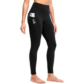 G Gradual Women's Fleece Lined Leggings with 5 Pockets Water Resistant Warm Thermal Pants High Waisted Winter Running Gear in Saudi Arabia