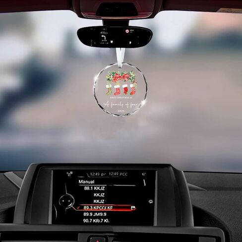 زينة عيد الميلاد 2025، عيد الميلاد الأول لدينا كعائلة مكونة من ثلاثة زينة فريدة من نوعها من الكريستال للطفل، زينة عيد الميلاد الأول، هدايا الآباء الجديدة للأزواج، أمي، أبي، الفتيات حديثي الولادة، الأولاد، زينة شجرة عيد الميلاد in Kuwait