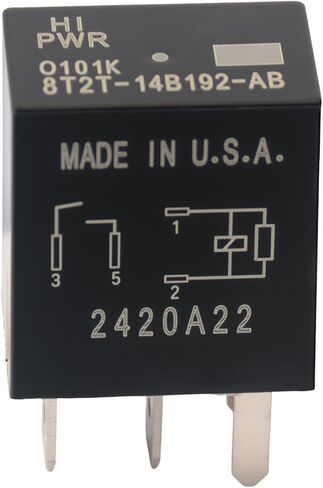 4Pcs 8T2T-14B192-AB Wiper Motor Relay 12VDC 30A 4-Pin Accessory Power Relay OEM Fit Replacement for Select Ford Models in Kuwait