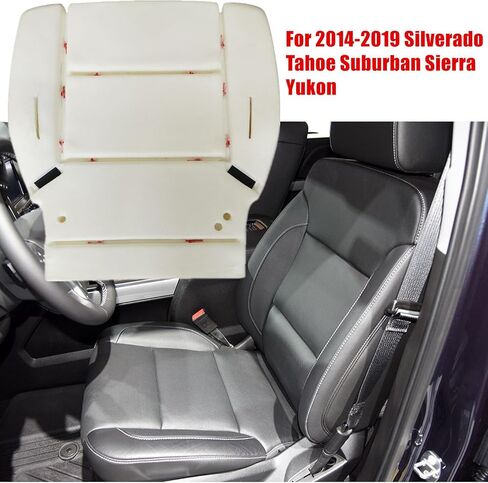 SecosAutoparts Driver Bottom Foam Seat Cushion Replacement Compatible with Chevrolet Suburban Silverado Tahoe GMC Sierra Yukon 2014 2015 2016 2017 2018 2019 in Saudi Arabia