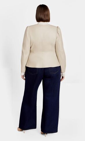 City Chic Women's Plus Size Jacket - Mysteria in Saudi Arabia