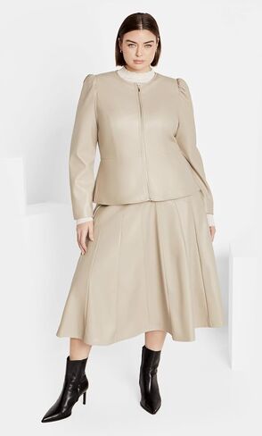 City Chic Women's Plus Size Jacket - Mysteria in Saudi Arabia