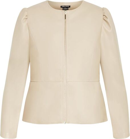 City Chic Women's Plus Size Jacket - Mysteria in Saudi Arabia