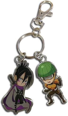 Great Eastern Entertainment One Punch Man - SD Speed of Sound Sonic & Mumen Rider Metal Keychain in Saudi Arabia