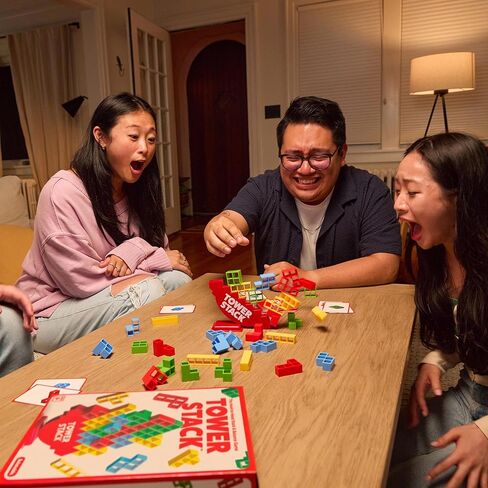 Tower Stack - Head to Head Stacking Game by Relatable, Games for Kids, Board Games for Family Night or Gifts for Kids 8-12 in Kuwait