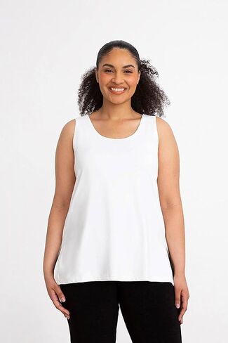 Sympli Women's Plus-Size Go to Tank, Sleeveless in Kuwait