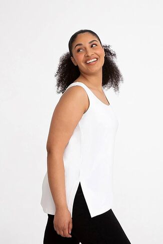 Sympli Women's Plus-Size Go to Tank, Sleeveless in Kuwait