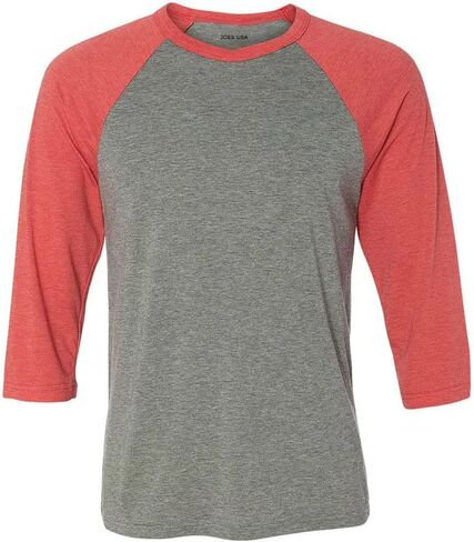 Joe's USA - Three-Quarter Sleeve Baseball Raglan Shirts in 21 Colors. XS-2XL in Kuwait