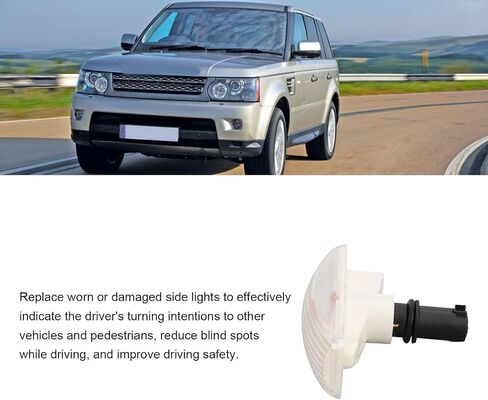 Aramox Side Marker Indicator Lights, LR007954, XGB000071, XGB000072 LED Side Marker Turn Lights Lamps Fit for LR2 LR3 LR4 for Discovery 3 4 Left or Right in Saudi Arabia