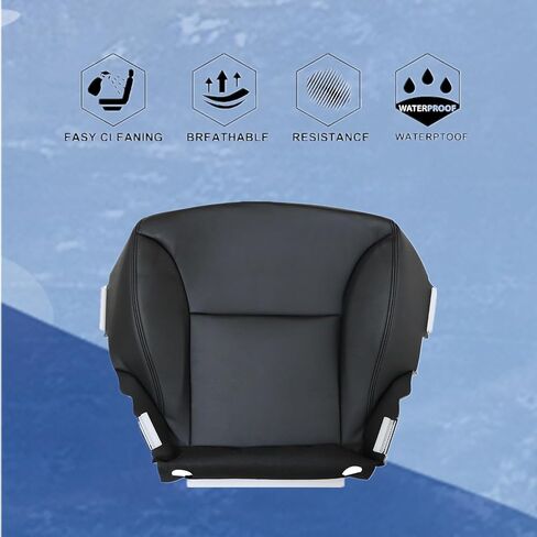 FZJDSD Black Microfiber Leather Driver Side Bottom Replacement Seat Cover Compatible with Lexus ES300 ES330 2002 2003 2004 2005 2006 in Saudi Arabia