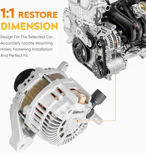 New Alternator for Honda Accord 2.4L 2.4 2013 2014 2015 2016 2017 (Only for Automatic Transmission) in Saudi Arabia