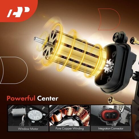 A-Premium Front Left Driver Side Electric Power Window Regulator with Motor Compatible with Hyundai Sonata 2011 2012 2013 2014 in Saudi Arabia