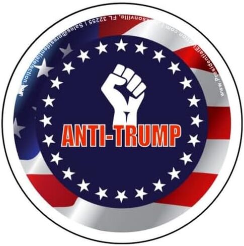 المركز التاريخي للانتخابات الرئاسية مجموعة كاملة من أزرار حملة ترامب مكونة من 8 دبابيس (NOTRUMP-ALL) in Saudi Arabia