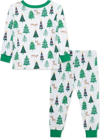 Little Me Baby Boys' and Girls' Christmas Holiday Santa Print Pajamas, 12M to 4T in Kuwait