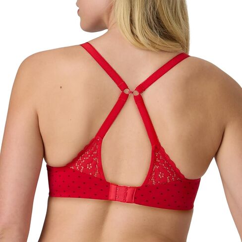 حمالة صدر نسائية من Maidenform، حمالة صدر Demi T-shirt One Fab Fit، أشرطة قابلة للتحويل، ألياف دقيقة، أكواب مبطنة بشكل خفيف in Kuwait