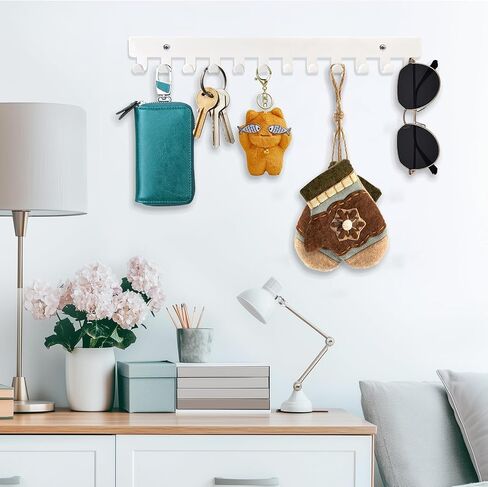 2 Pack Necklace Holder - Hanging Jewelry Organizer, Self-Adhesive, Wall Mount (Clear) in Kuwait