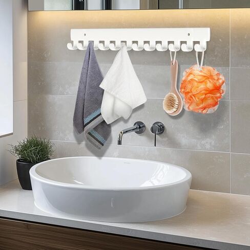 2 Pack Necklace Holder - Hanging Jewelry Organizer, Self-Adhesive, Wall Mount (Clear) in Kuwait