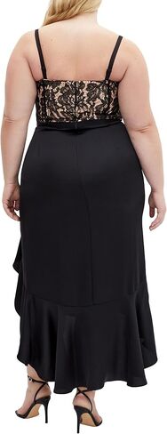 City Chic Women's Lace Ruffle Dress in Saudi Arabia