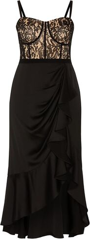 City Chic Women's Lace Ruffle Dress in Saudi Arabia