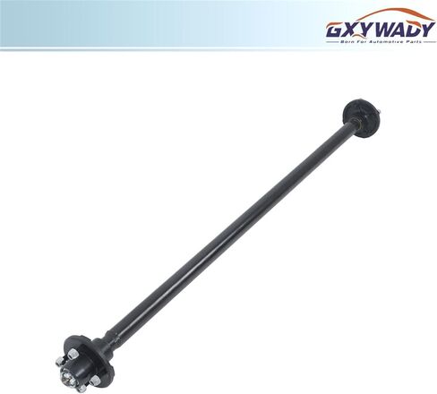 GXYWADY 4 Lug-4 بوصة محور المقطورة 2000 رطل محور المقطورة مع U Bolt Kit 58 بوصة محور الوجه in Kuwait