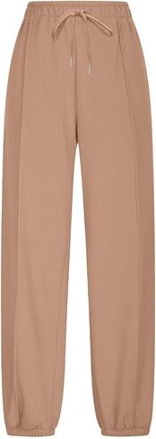 Womens Pants Workout Baggy Sweatpants Athletic Drawstring Joggers with Pockets Winter Fashion Casual Fall Clothes in Saudi Arabia