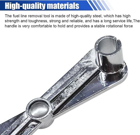 Scissor Fuel Line Disconnect Tool, 5/16" and 3/8" Car Fuel Filter Quick Removal Tool, Heater A/C Line Securely Disconnect Wrench for Most Vehicle Models (2in1) in Saudi Arabia
