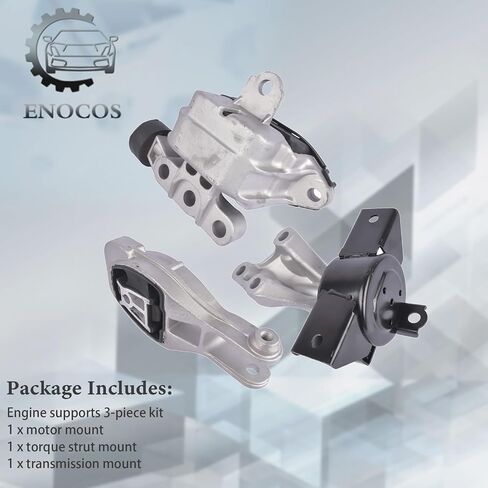 3Pcs A5595 A5596 A5597 Engine Motor & Transmission Mount Compatible with 2013 2014 2015 2016 Chevy Sonic 1.8L with Automatic Transmission, Replace# 95870474 95248684 95474687 in Saudi Arabia