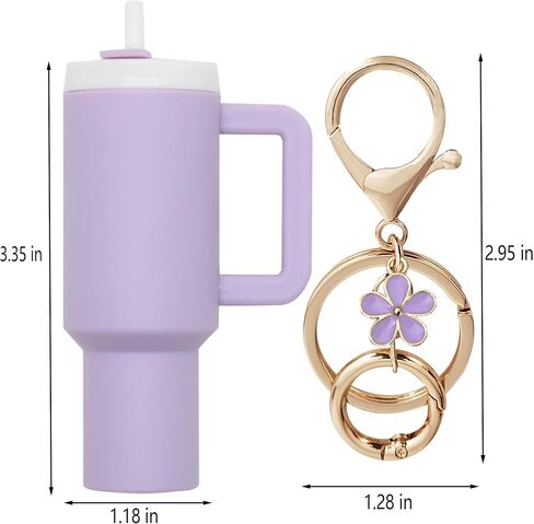 Mini Keychain Accessories for Stanley Cup,Cute Cup Key Charms for Women Purse Handbag Backpack in Saudi Arabia