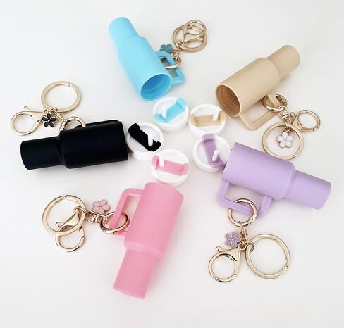 Mini Keychain Accessories for Stanley Cup,Cute Cup Key Charms for Women Purse Handbag Backpack in Saudi Arabia