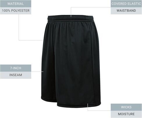 HIGH FIVE Men's Augusta Sportswear Primo Shorts in Saudi Arabia