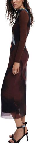 Desigual Women's Woman Knit Dress Long Sleeve in Saudi Arabia