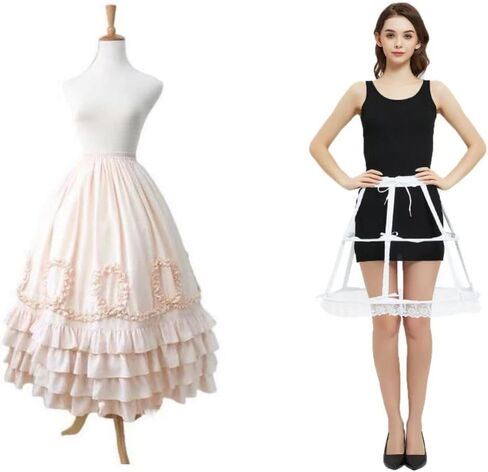 Underskirt, Elastic Waist, (Polyester Blend, Black) in Saudi Arabia