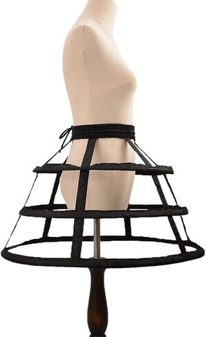 تنورة داخلية، خصر مرن، (مزيج البوليستر، أسود) in Kuwait