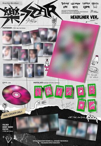 STRAY KIDS SKZ KPOP : 8TH MINI ALBUM ROCK-STAR, [HEADLINER VERSION] in Saudi Arabia