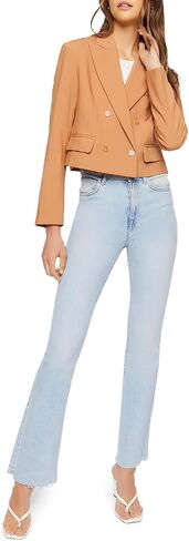 Forever 21 Women's Double-Breasted Cropped Blazer in Saudi Arabia